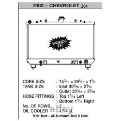 Csf Alloy Aluminium Radiator For Chevrolet Camaro V8 10-12 Auto & Manual