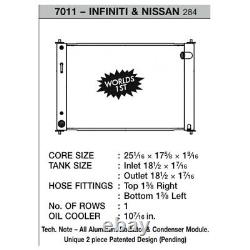 Csf Alloy Aluminium Radiator For Nissan 370z 08-17 Automatic Inc Infiniti G37