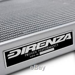 DIRENZA 40mm ALLOY SPORT RACE RADIATOR RAD FOR VW POLO 86C 1.3 G40 COUPE 82-94