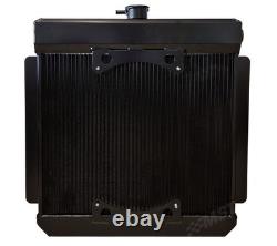 Escort Mk1 Mk2 Alloy Radiator Big Header 90 Degree Top Pinto Black Aluminium