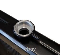 Escort Mk1 Mk2 Alloy Radiator Big Header 90 Degree Top Pinto Black Aluminium