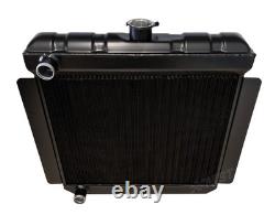 Escort Mk1 Mk2 Alloy Radiator Classic Header Ford Zetec Engine Black Aluminium