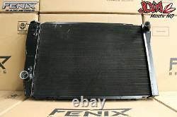 FENIX Alloy Radiator Stealth Ford XC/XD/XE Falcon V8, Twin Spal Fans & Shroud