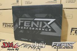 FENIX Alloy Radiator Stealth Ford XC/XD/XE Falcon V8, Twin Spal Fans & Shroud