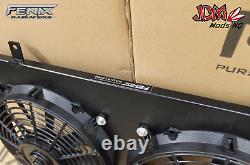 FENIX Stealth Alloy Radiator + Fan/Shroud Suits Nissan Skyline R33/R34 93-02