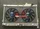 Fit For 1990-1997 Mazda Miata Na Mx-5 Mx5 1.6 1.8 B6ze Mt Aluminum Radiator +fan