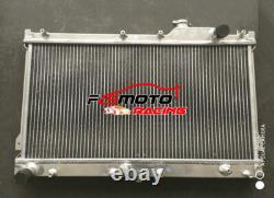 FIT For 1990-1997 Mazda Miata NA MX-5 MX5 1.6 1.8 B6ZE MT Aluminum Radiator +FAN