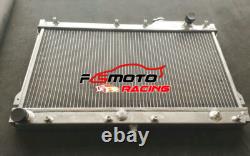 FIT For 1990-1997 Mazda Miata NA MX-5 MX5 1.6 1.8 B6ZE MT Aluminum Radiator +FAN