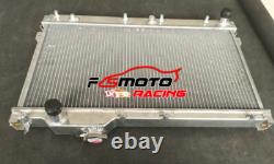 FIT For 1990-1997 Mazda Miata NA MX-5 MX5 1.6 1.8 B6ZE MT Aluminum Radiator +FAN
