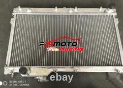 FIT For 1990-1997 Mazda Miata NA MX-5 MX5 1.6 1.8 B6ZE MT Aluminum Radiator +FAN