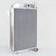 For Chevy Hot/street Rod 350 V8 Withtranny Cooler 1939 39 Aluminum Radiator