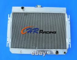 FOR Chevy Impala L6 V8 1963-1968 /EI Camino 1964-1967 Aluminum Radiator