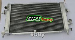 FOR Opel Vauxhall Astra VXR Z20LEH Turbo Engine Alloy Aluminum Radiator + FANS