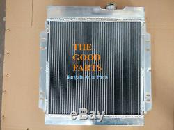FULL Aluminum Radiator & Fan FOR 1964 1965 1966 FORD MUSTANG V8 289 302 WINDSOR