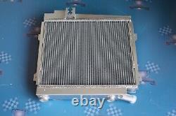 Fit BMW 5 E28 520 i / 525 e M20 1981-1987 Full aluminum radiator 56mm 2 Rows