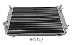 Fit Jaguar XJS/XJ12 5.3L V12 AT 1976-1996 Alloy Radiator + Silicone Hoses BLACK