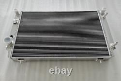 Fit Jaguar XJS/XJ12 5.3L V12 AT 1976-1996 Alloy Radiator + Silicone Hoses BLACK