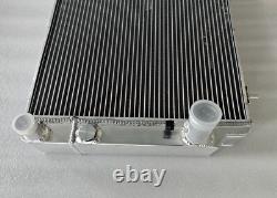 Fit Jaguar XJS/XJ12 5.3L V12 AT 1976-1996 Alloy Radiator + Silicone Hoses BLACK