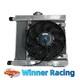 Fit Lancia Fulvia 1.3 1.3s V4 Alloy Radiator +12'' 12v Electric Fan &mounting