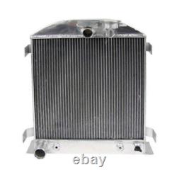 For 1932 32 Ford Chopped engine AT Aluminum Radiator 3 ROW