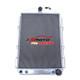 For 1938 Chevy Hot/street Rod 350 V8 Withtranny Cooler At 38 Aluminum Radiator