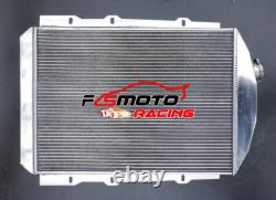 For 1938 Chevy Hot/Street Rod 350 V8 WithTranny Cooler AT 38 Aluminum Radiator