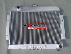 For 1970-1985 Jeep CJ CJ5 CJ6 CJ7 GM Chevy Config CONVERSION Aluminum Radiator