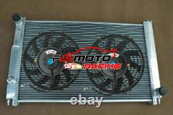 For 1997-2005 AUDI A4 S4 Passat B5 QUATTRO 2.7L BI-TURBO MT Alloy Radiator & FAN