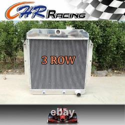 For 3 Row 1947-54 Chevy C/k 3000 Series Truck Pickup L6 Aluminum Radiator