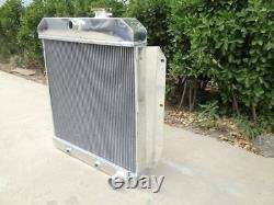 For 3 Row 1947-54 Chevy C/k 3000 Series Truck Pickup L6 Aluminum Radiator