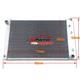 For 73-91 Chevy C/k Series Truck Pickup Gmc Suburban K5 Blaze V8 Alloy Radiator
