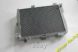 For Audi RS2 B4 ADU 2.2L Turbo 1994 1995 Aluminum Radiator & Aux Radiator