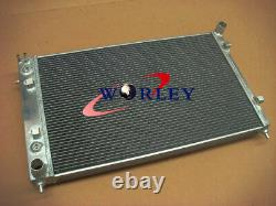 For Holden Commodore VY V8 5.7 LS1 2002-2004 Aluminum radiator & hose BLUE