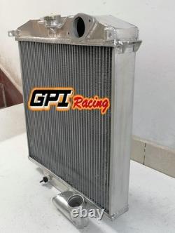 For Jaguar XK120 3.4L XK I6 1948-1954 1949 1950 1951 Aluminum Radiator