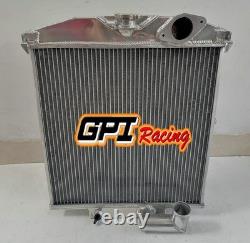 For Jaguar XK120 3.4L XK I6 1948-1954 1949 1950 1951 Aluminum Radiator