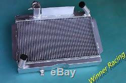 For MG MGA MT 1955-1962 1.5L 1.6L Aluminum Alloy Radiator 56MM Core