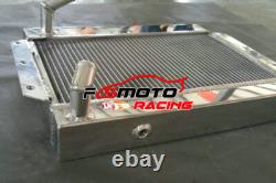 For MG MGB GT / Roadster 1.8L 3.5L 1968-1975 MT Top-Fill Aluminum Radiator+FANS