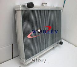 For Nissan Silvia S13 SR20DET 1989-1994 89 90 1991 93 MT Aluminum Radiator +FANS