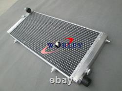 For PEUGEOT 205 GTI 1.6 1.9 1.8 DIESEL MT 1984-1994 Aluminum Radiator + FANS