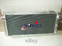 For Toyota MR2 SW20 aluminum alloy radiator 90-97 91 92 93 & SILICONE HOSE BLUE