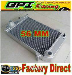 For Triumph TR4 MT 1961-1965 Aluminum Alloy Radiator 56mm Core