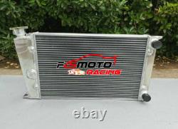 For VW GOLF MK1 CADDY Jetta SCIROCCO GTI SPEC 1.6 1.8 8V Aluminum Radiator + FAN