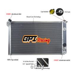 For1973 1974 1975 1976 Chevy Corvette 350ci 454ci V8 5.7/7.4L Aluminum Radiator