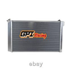 For1973 1974 1975 1976 Chevy Corvette 350ci 454ci V8 5.7/7.4L Aluminum Radiator