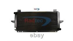 Ford Escort Cosworth 50mm Alloy Radiator + Twin SPAL fans by Radtec