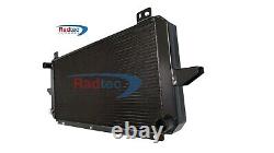 Ford Escort Cosworth 50mm Alloy Radiator + Twin SPAL fans by Radtec