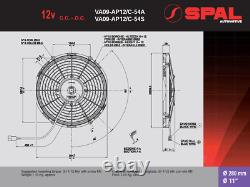 Ford Escort Cosworth 50mm Alloy Radiator + Twin SPAL fans by Radtec