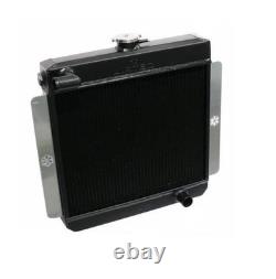 Ford Escort Mk1 Mk2 XFLOW Crossflow Airtec Alloy Radiator BLACK finish