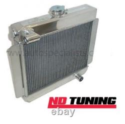 Ford Escort Mk1 Mk2 XFLOW Crossflow Airtec Alloy Radiator BLACK finish