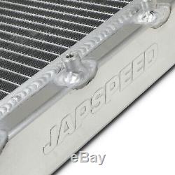 JAPSPEED 40mm ALLOY TWIN CORE RADIATOR FOR SUBARU IMPREZA WRX STI BUGEYE 01-03